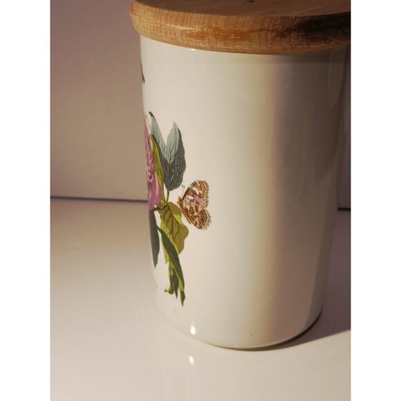 Portmeirion Botanic Gardens Peony Jar with Lid Vase Floral Storage Canisters - Picture 5 of 13
